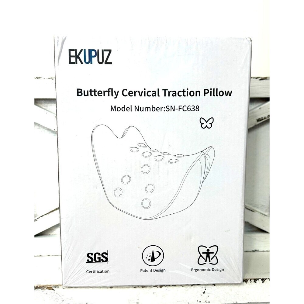 EKUPUZ‎ Butterfly Cervical Traction Pillow Device Neck Shoulder Chiropractic
